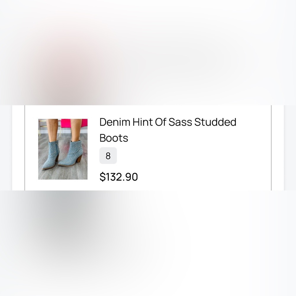 Corkys Light Blue Studded Heeled Boots